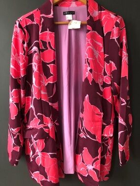 Colorful oversized blazer NWT